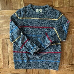O’Hanlon Mills striped wool sweater - small